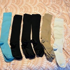 NWOT Women’s Assorted Compression Knee-High Socks